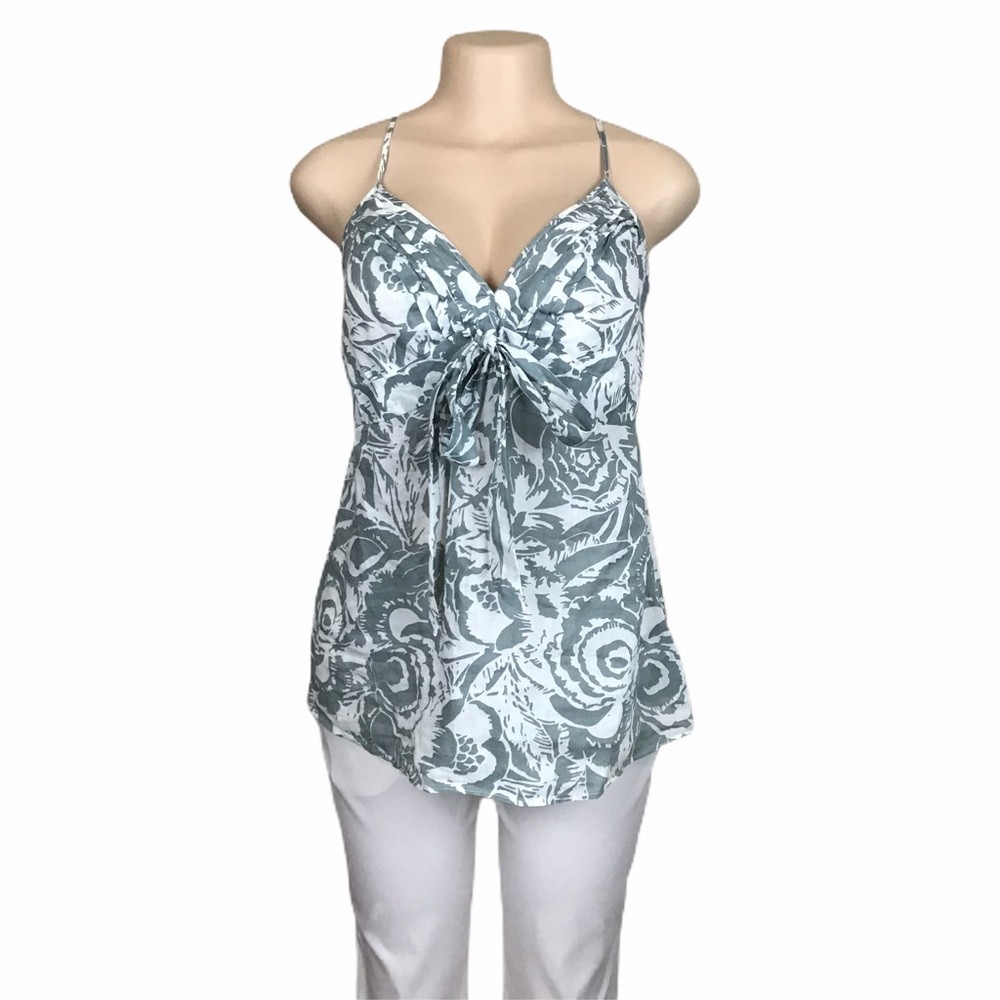 The Limited Olive & White Printed Camisole…